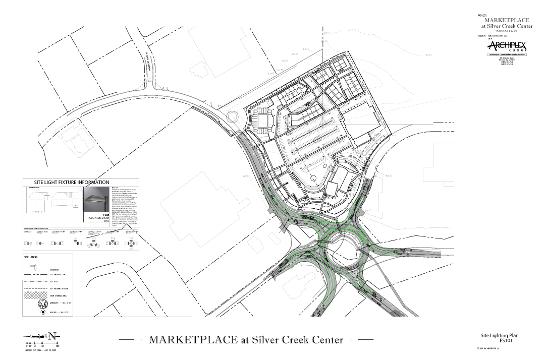 Summit Point Realty, LLC. – Marketplace at Silver Creek Center Lighting Plan